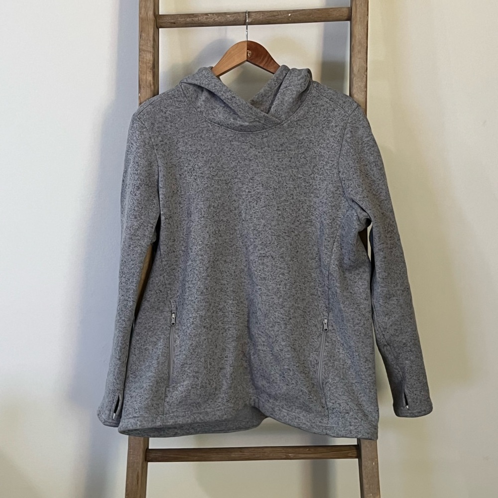 Old Navy Active gray hoodie with zip pockets
